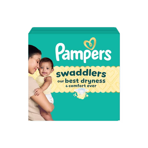 COMODIDAD PREMIUM Pampers® Swaddlers™ Tamaño 0 - 8 Valoración de 4.9 sobre 5 estrellas
