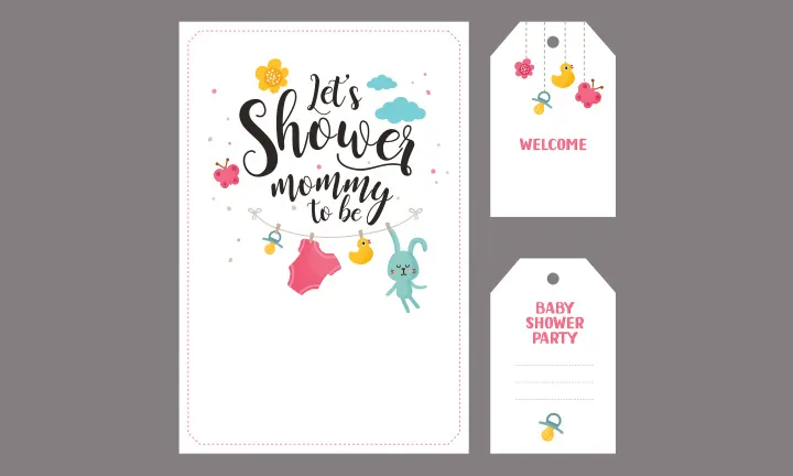 Baby shower invitation