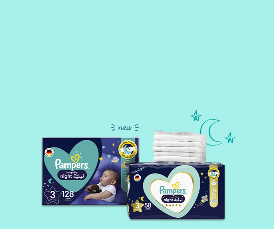 Pampers Premium Care Baby-Dry Night Diapers
