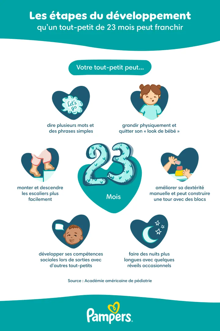 Étapes de développement à 23 mois Étapes de développement à 23 mois