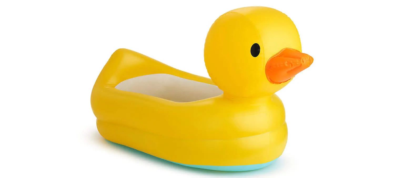 Munchkin White Hot Inflatable Duck Tub