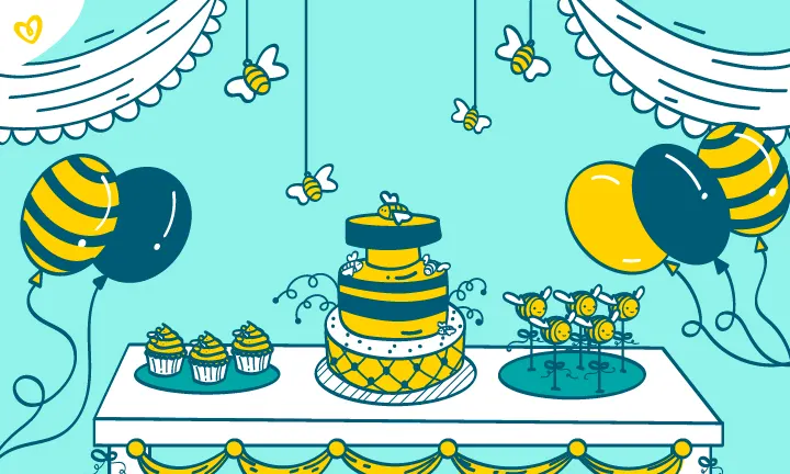 Sweet honeybee decoration idea