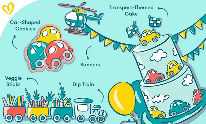 Baby boy shower ideas - Transportation-Related