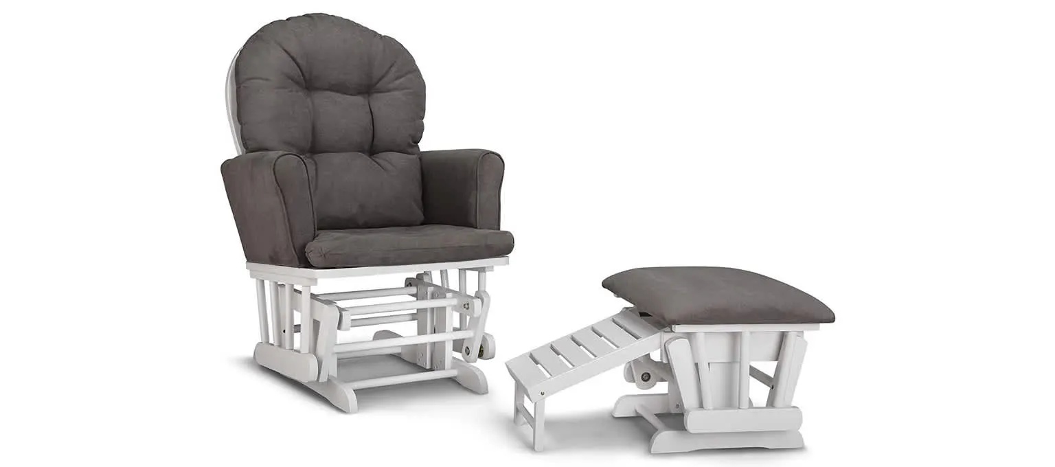 Graco Parker Semi-Upholstered Glider and Nursing Ottoman