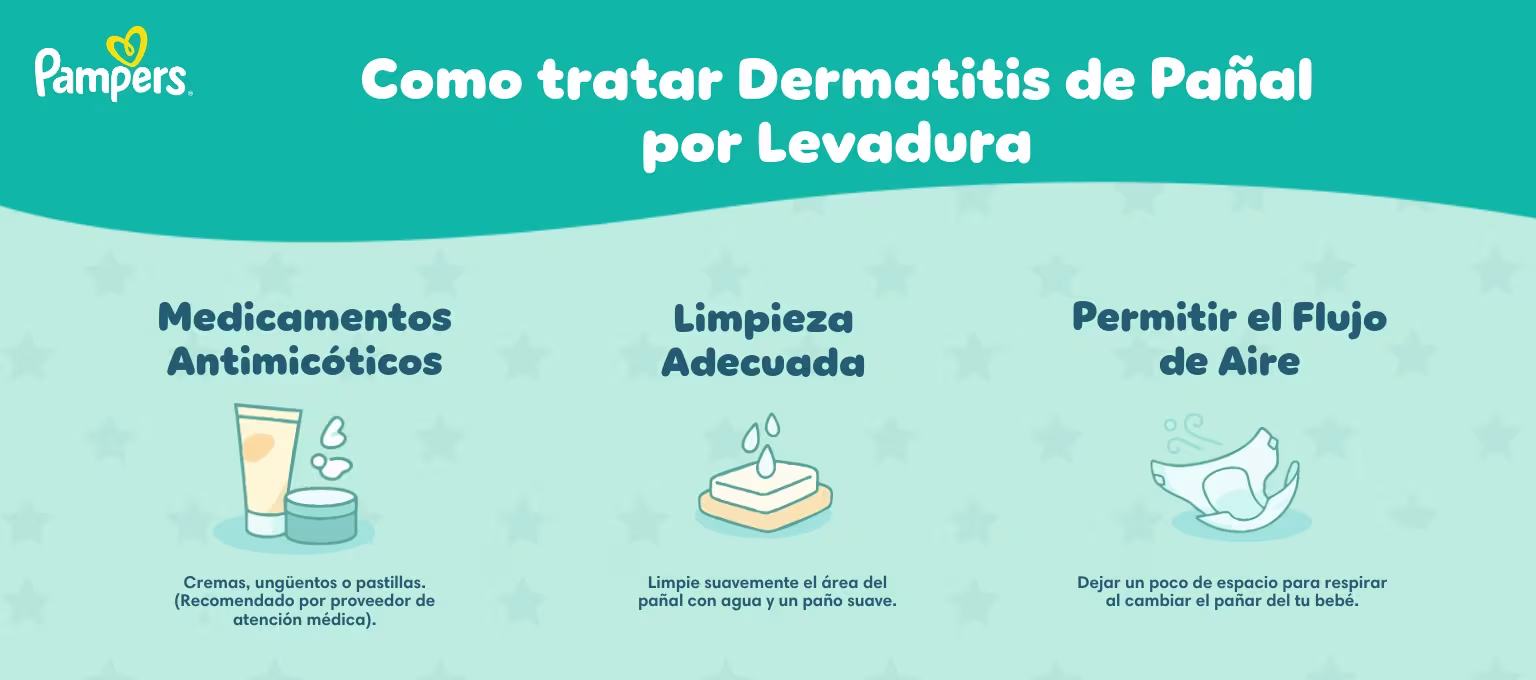 Cómo tratar la dermatitis del pañal por levadura