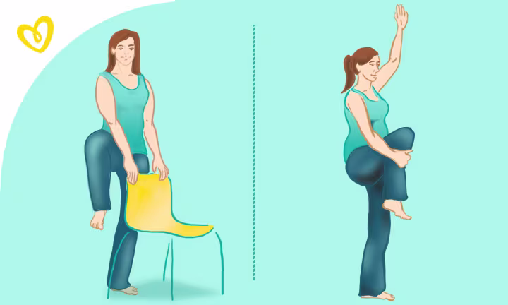 Schwangerschaftsgymnastik: Stoffwechsel anregende Übung