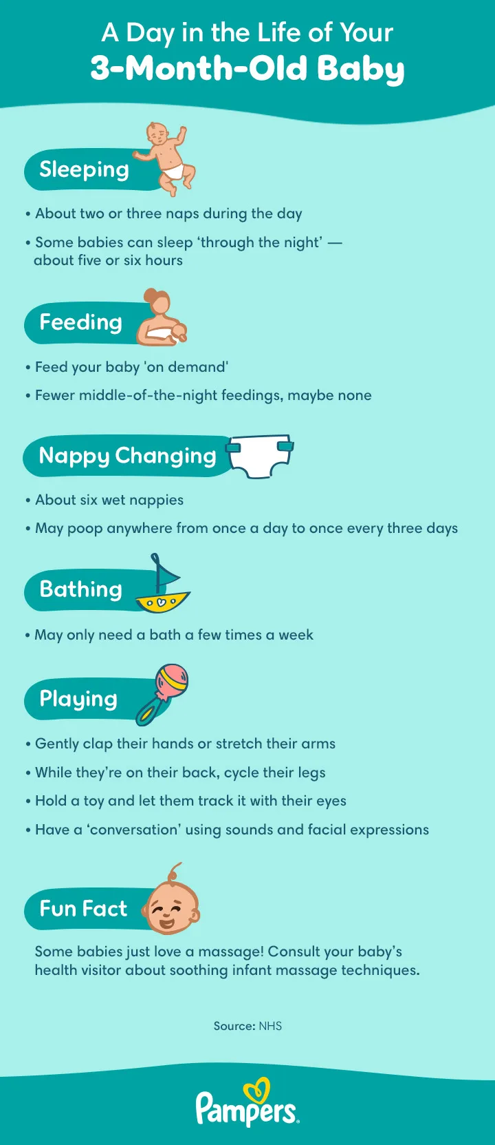 UK 3 Months Old Baby - Infographic 2 (A Day In The Life) - Dec 25 UK 3 Months Old Baby - Infographic 2 (A Day In The Life) - Dec 25 - DESKTOP