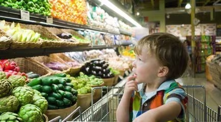 Bebeklerinizle market alışverişi