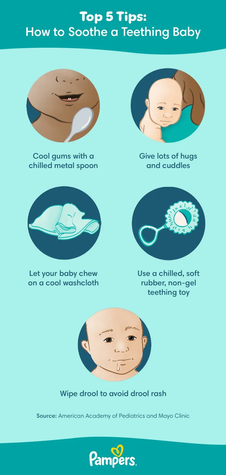 Pampers How to soothe a teething baby