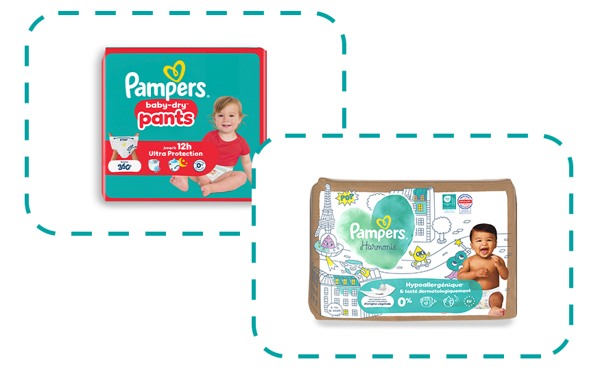 Échanger vos points contre des couches gratuites