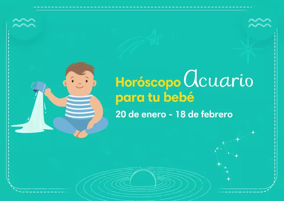 Personalidad del horóscopo Acuario para tu bebé