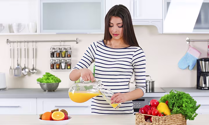Ernährung in der Stillzeit – Orangensaft
