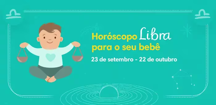 Personalidade do horóscopo Libra para o seu bebê
Libra
23 de setembro - 22 de outubro