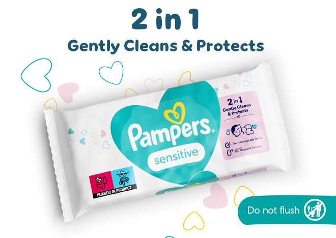 2 in 1: gently cleans & protects