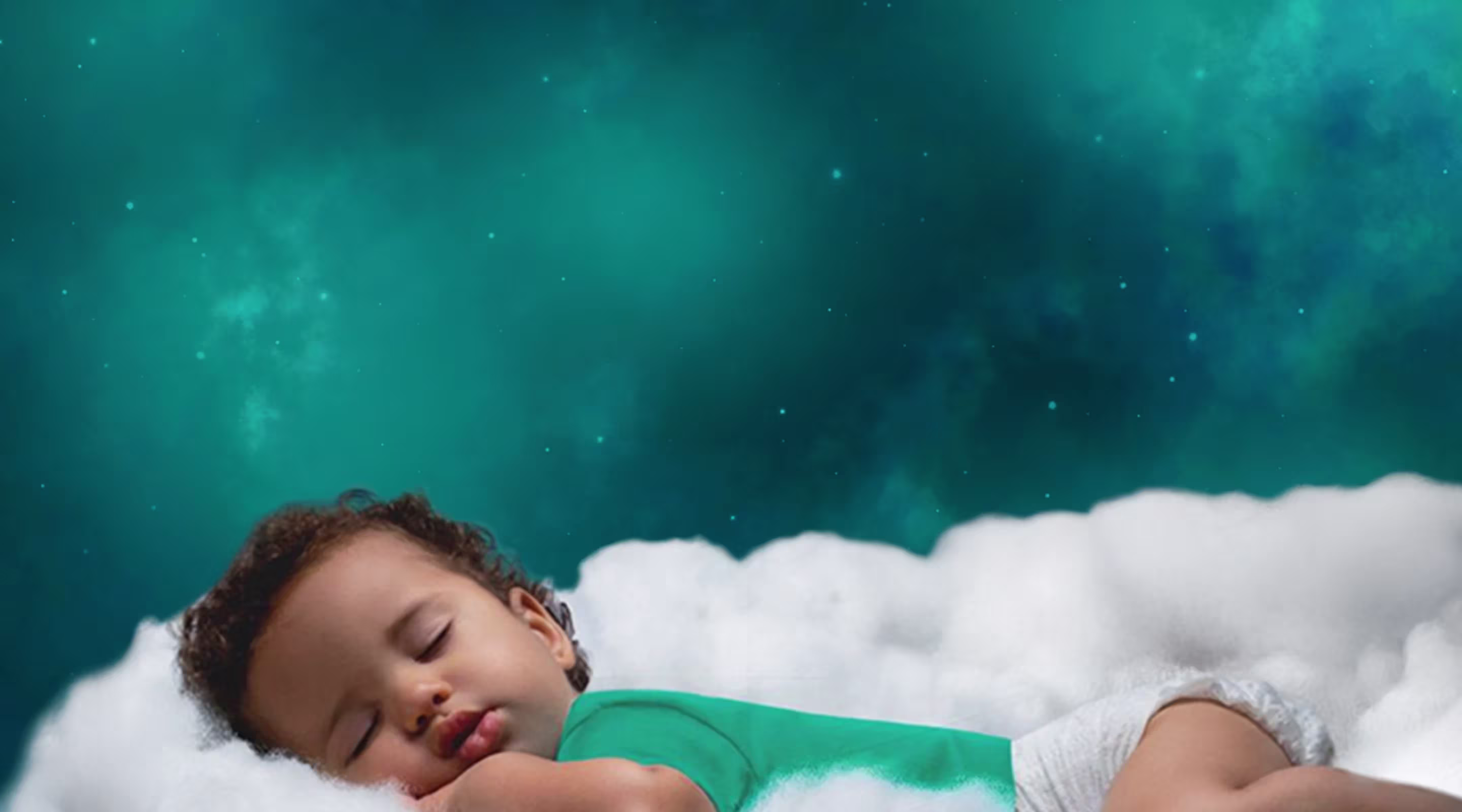 Guagua durmiendo cómodamente