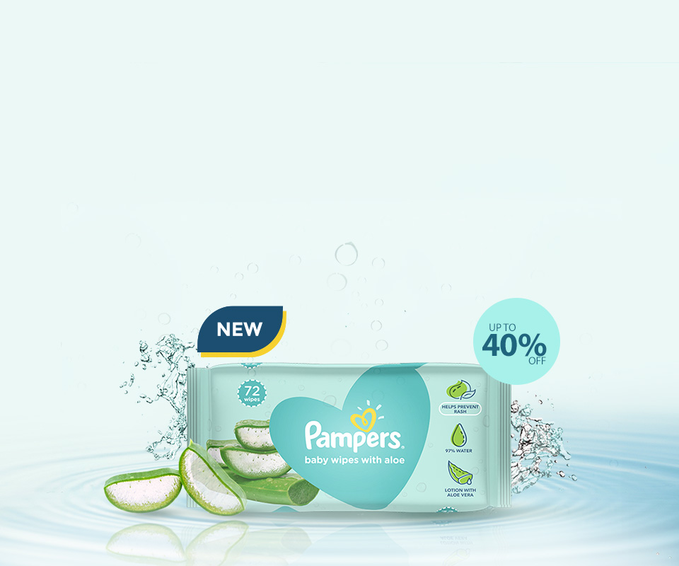 Pampers Aloe Wipes