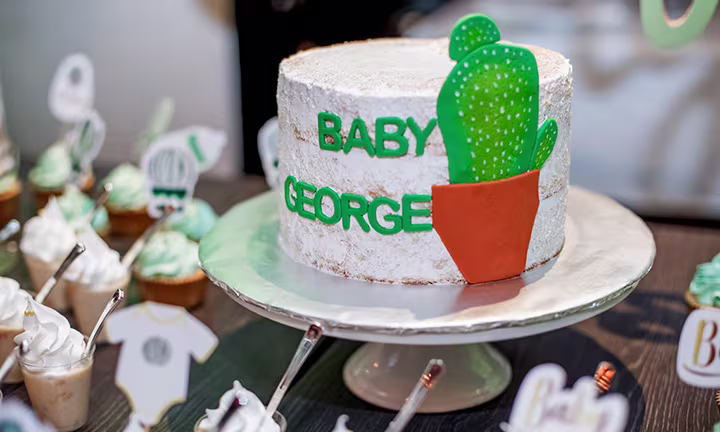 Southwestern Baby Shower Cake