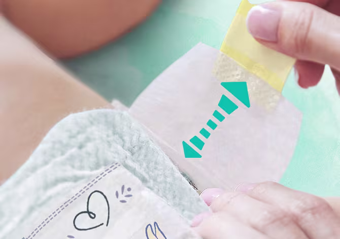 Des attaches douces et extensibles
