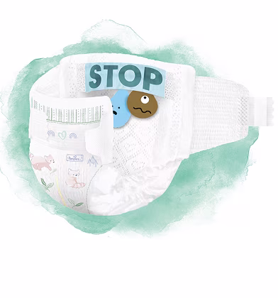 Pampers Harmonie blöjornas grafik