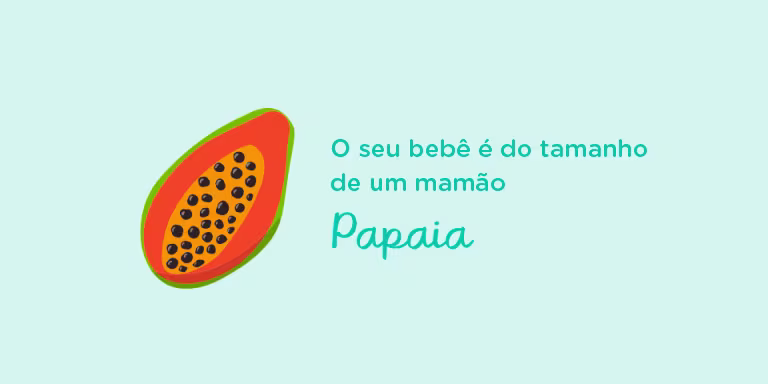 Your baby is the size of a papaya