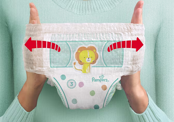 מכנסוני בייבי דריי™ של פמפרס®