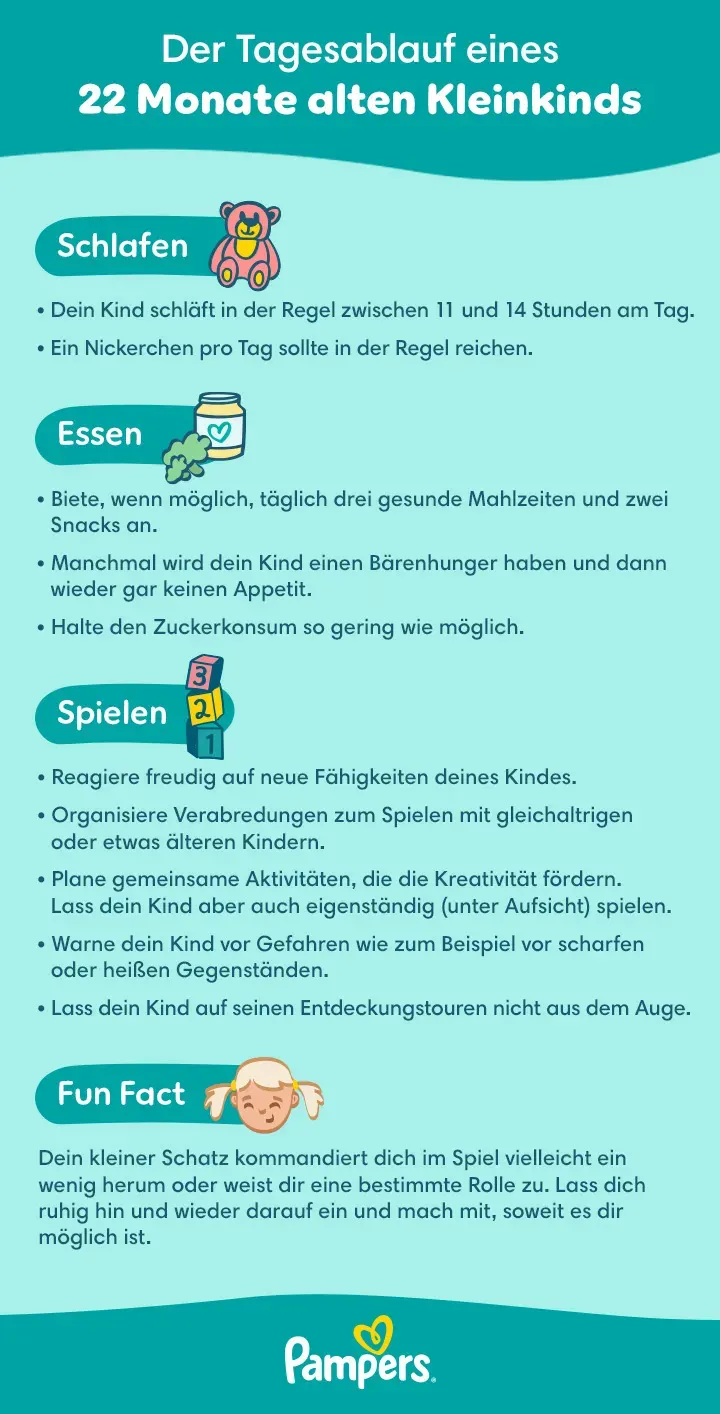 Tagesablauf 22. Monat Tagesablauf 22. Monat