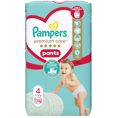 Jumbo συσκευασία Pampers Premium Care Pants