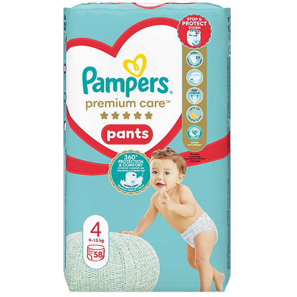 Jumbo συσκευασία Pampers Premium Care Pants