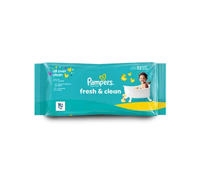 Pampers® Frech Clean 0% Plastic