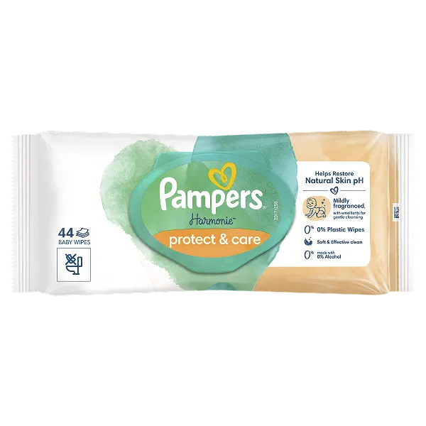 Pampers® Harmonie Protect & Care 0% Plastic