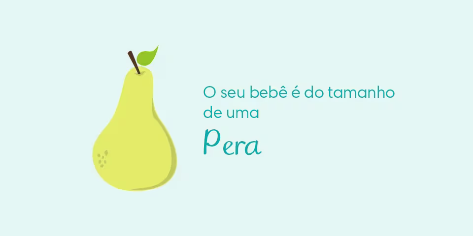 Your baby is the size of a pear