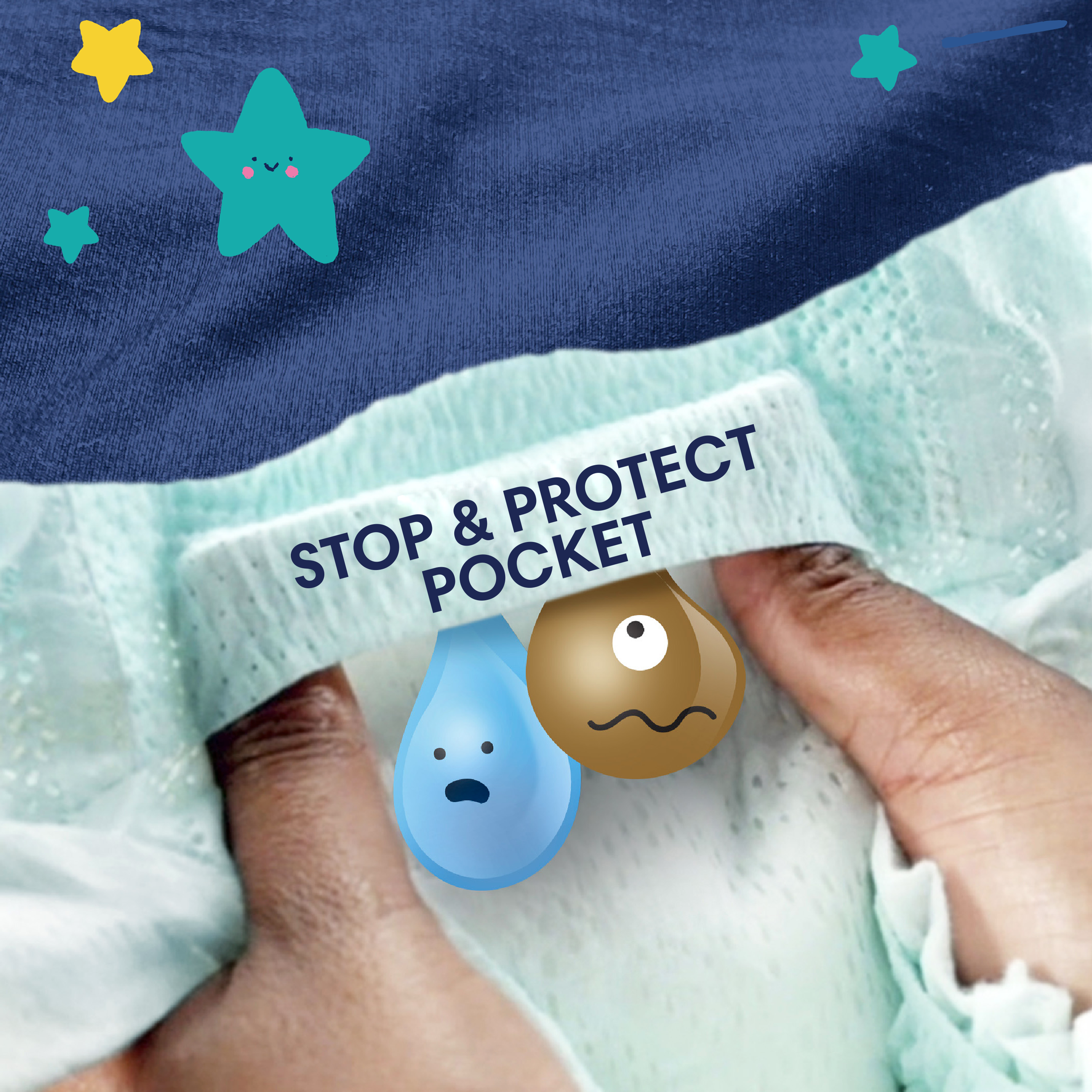 Imagine cu buzunarul Stop & Protect.