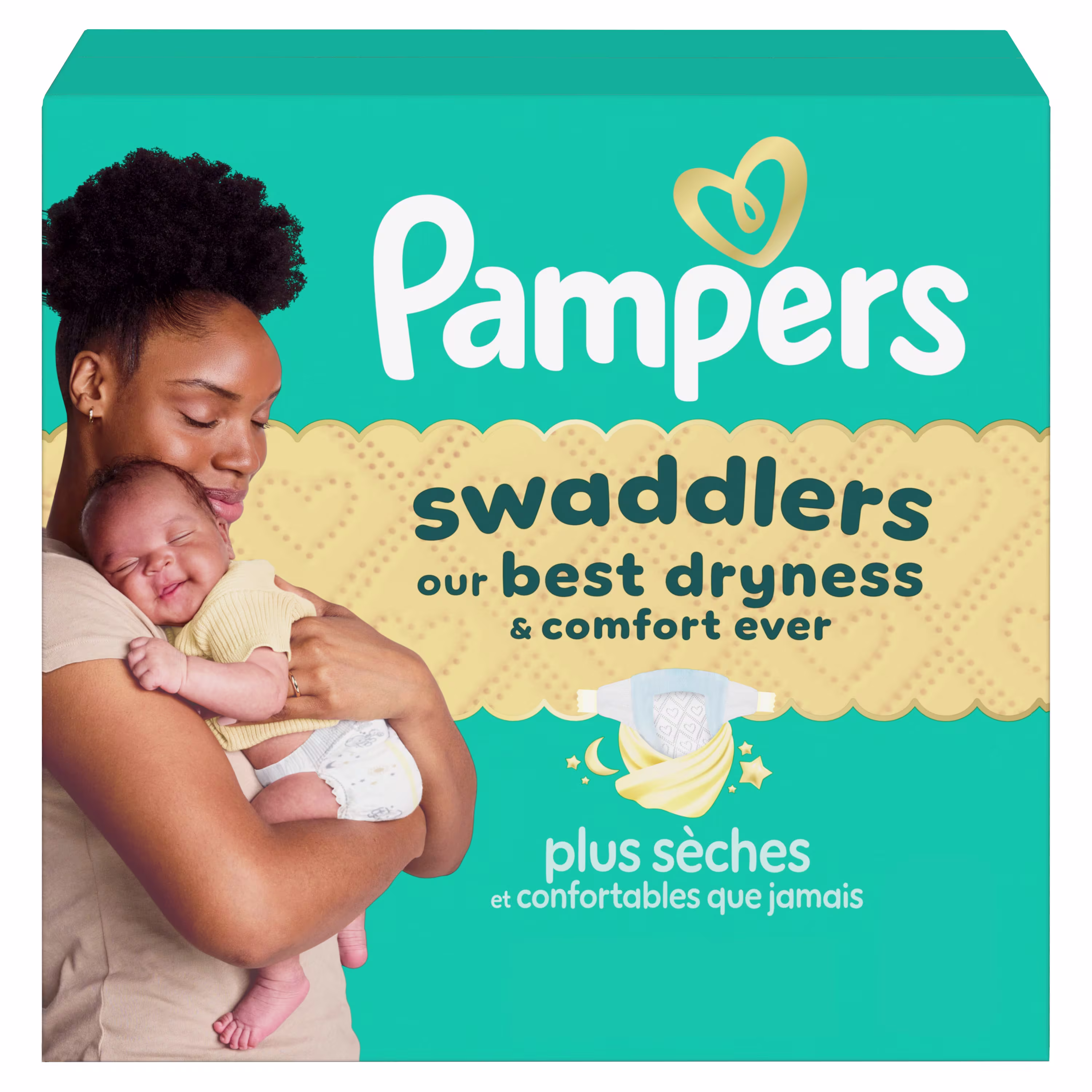 Pampers® Swaddlers™ , 4.8 out of 5 stars, SIZE Preemie - 8, BESTSELLER