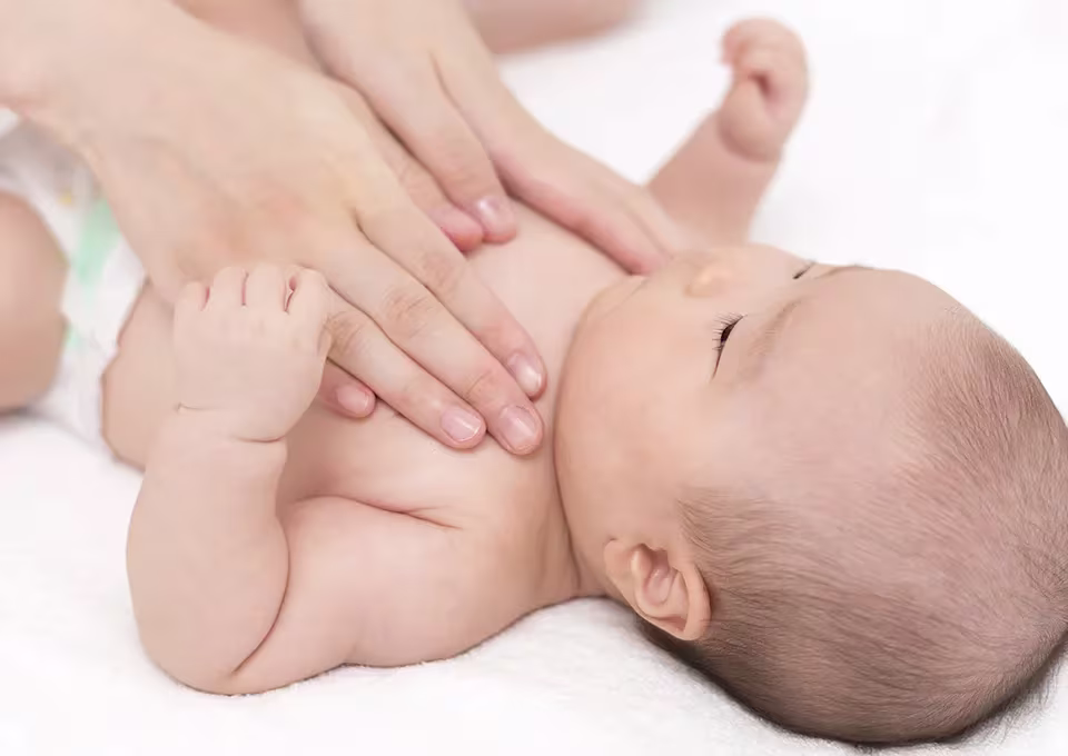 Guagua con dermatitis del pañal
