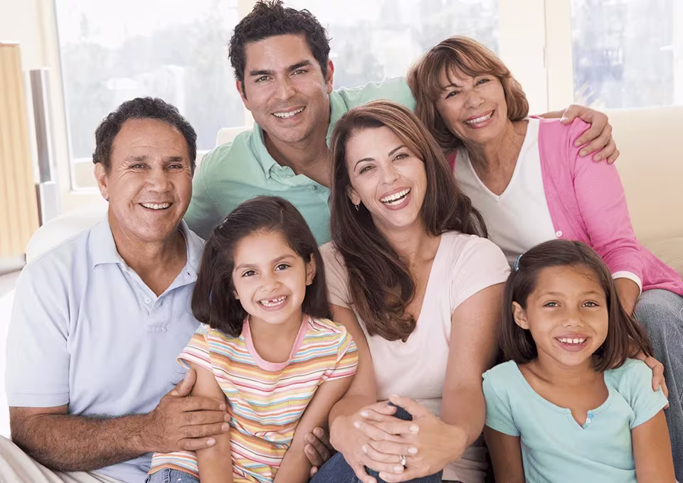  Miembros de una familia extendida