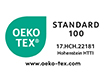Standard 100 Certified by Oeko-Tex