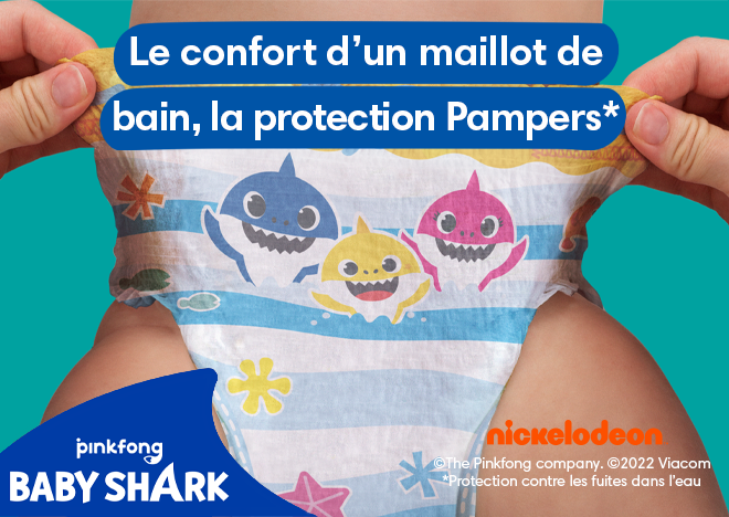 le confort d'un maillot de bain, la protection pampers