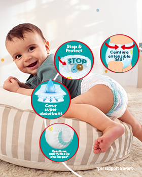 4x protection baby dry pants