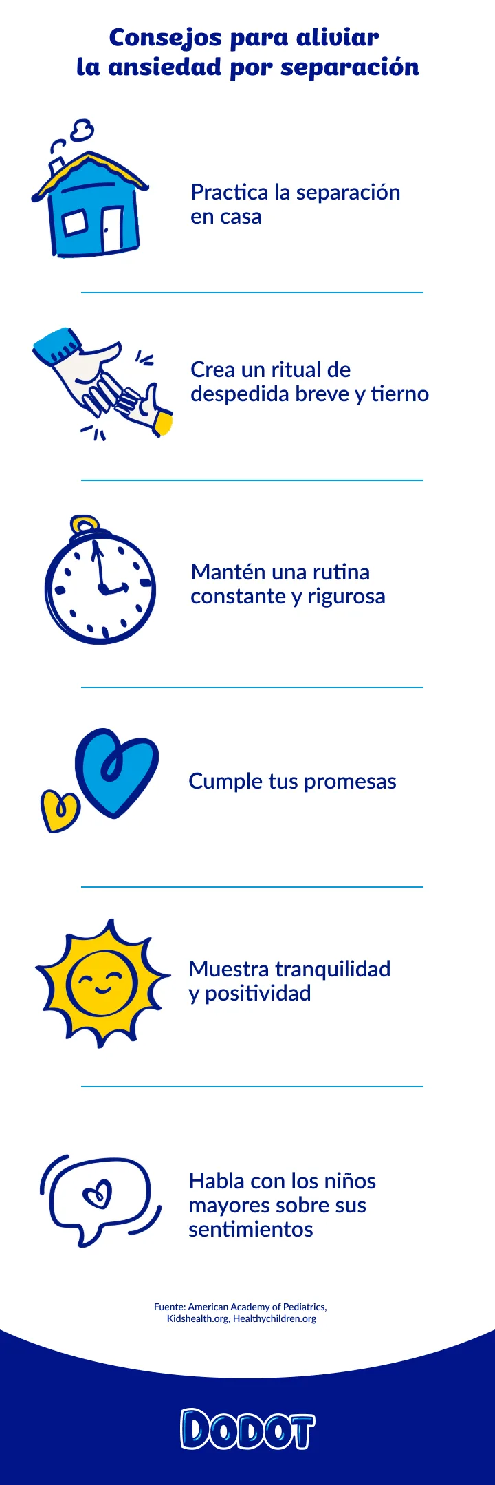 Consejos para aliviar la ansiedad por separación en bebés y niños pequeños Consejos para aliviar la ansiedad por separación en bebés y niños pequeños