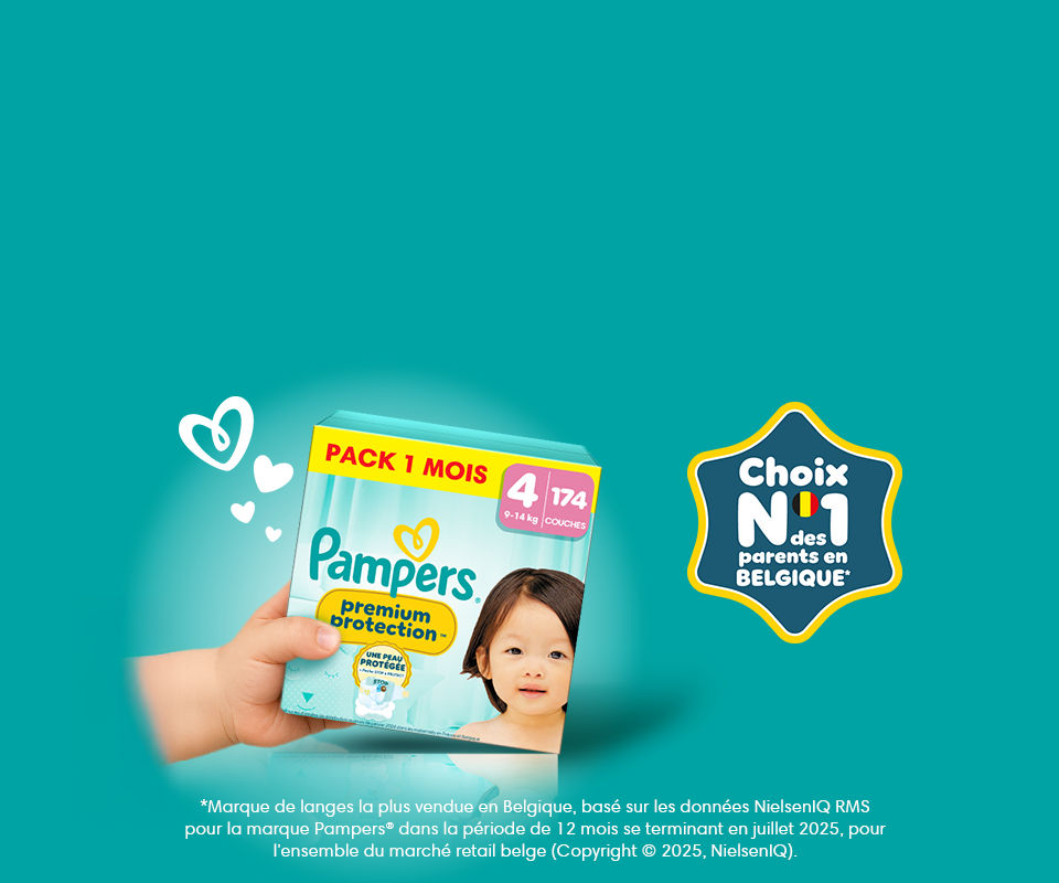 Pampers Premium Protection Pakschot avec N1 logo