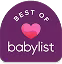 Award icon showing Pampers was awarded Babylist’s Best Diaper for Sensitive Skin in 2024