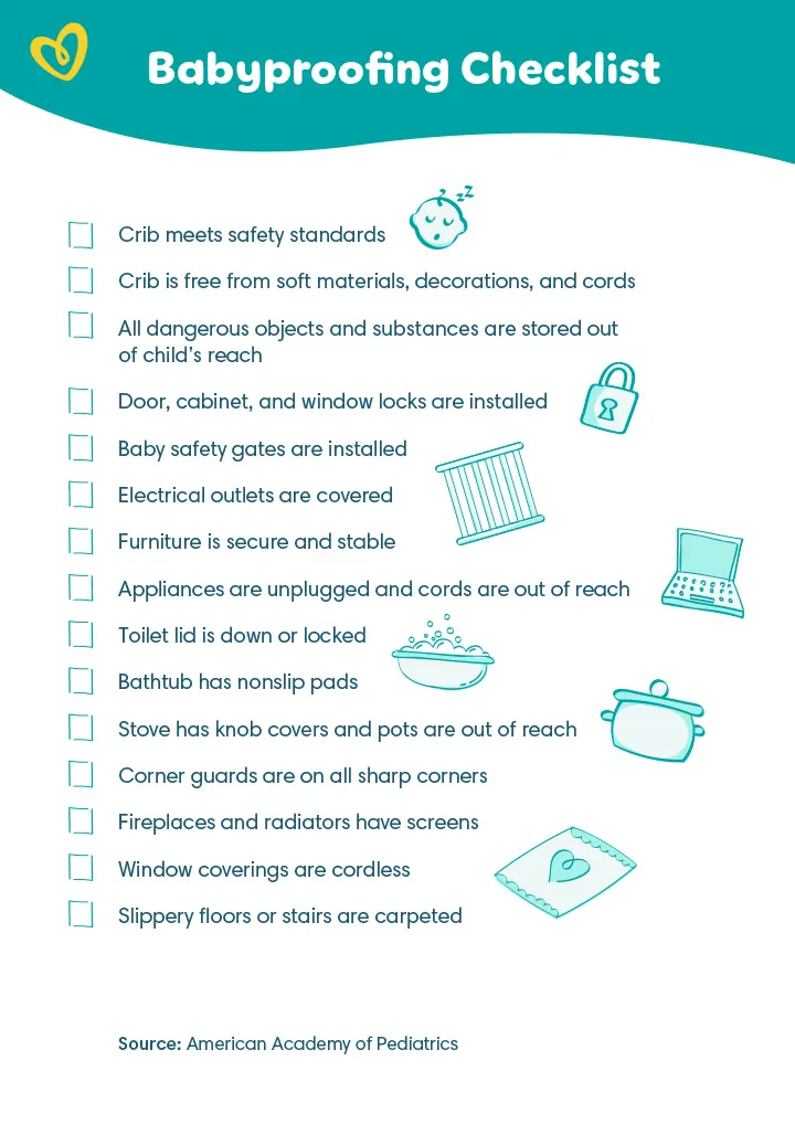 baby proofing checklist