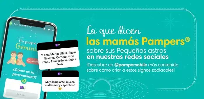 Horóscopo Geminis para tu bebé: Testimonio de mamás Pampers ehub pam horbb GeminisCL Comentarios 700x340