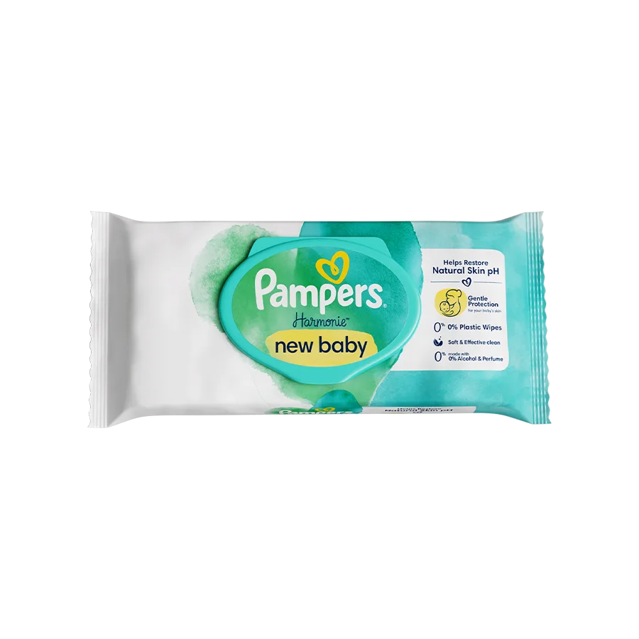 Șervețele umede Pampers Harmonie New Baby