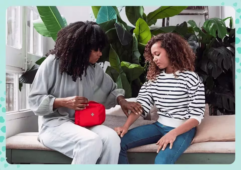 Itens para kit de primeiros socorros