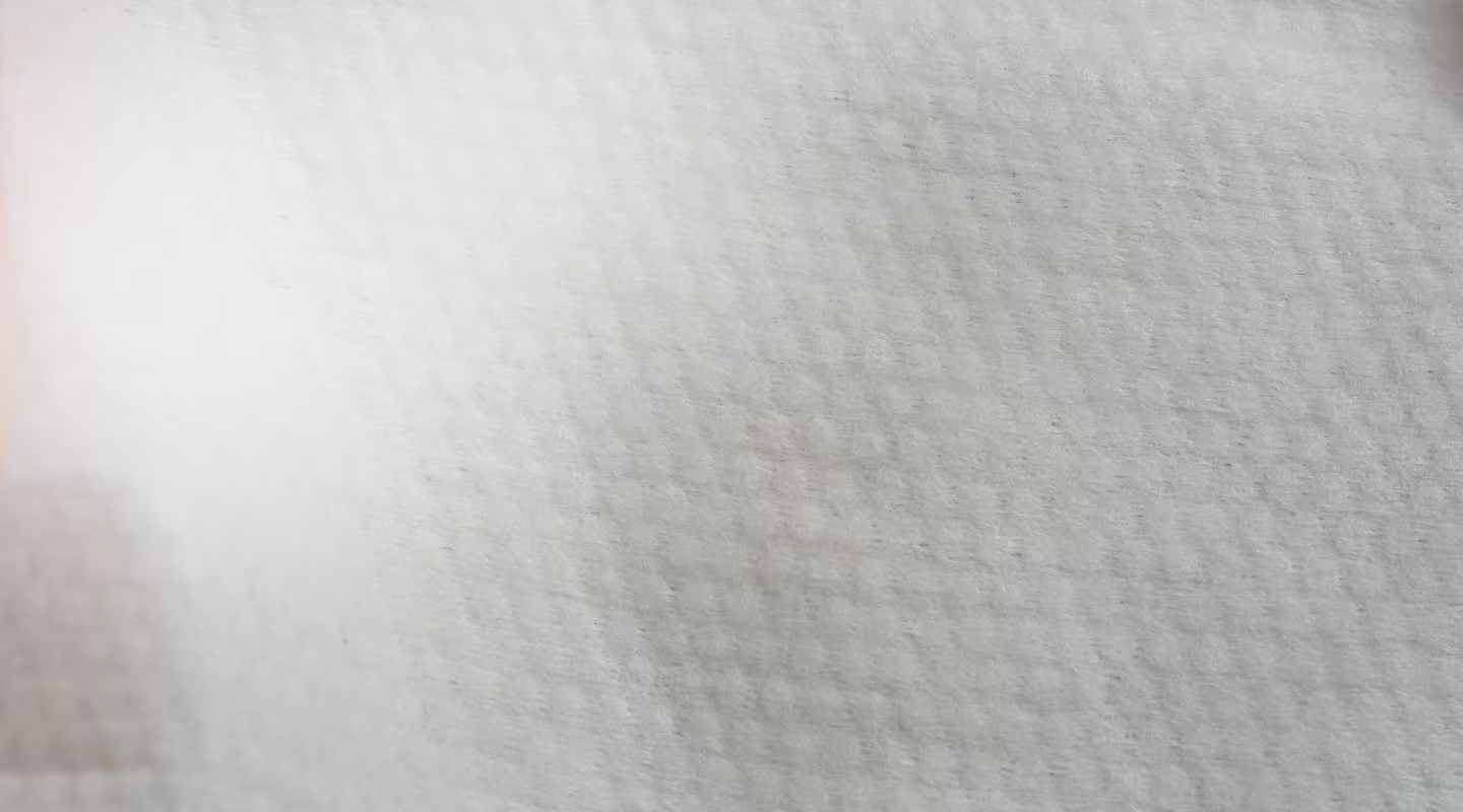 Close up image of the textured cloth of a free and gentle wipe