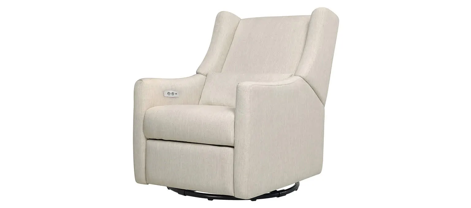 Babyletto Kiwi Electronic Power Recliner and Swivel Glider with USB Port