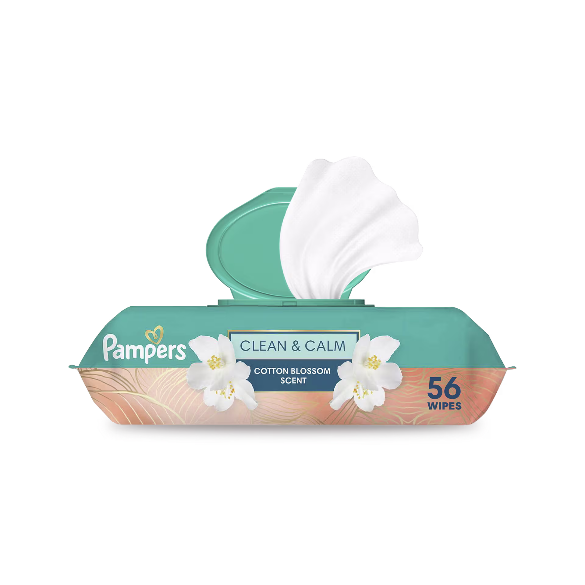 NUEVO Pampers® Clean & Calm™ Valoración de 4.9 sobre 5 estrellas
