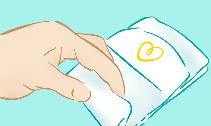 ステップ 2:おむつを用意する ステップ 2:おむつを用意する