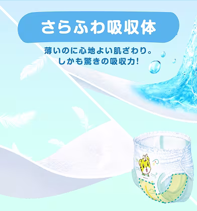 360°速乾設計。速乾素材を使用。たくさんおしっこしてもさらっと快適。